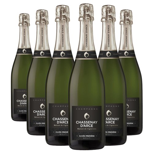 Crate of 6 Chassenay d'Arce Cuvee Premiere Brut Champagne 75cl